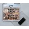 Keep Calm and Love Sheffield - Square Acrylic Fridge Magnet