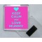 Keep Calm and Love Mummy - Square Acrylic Fridge Magnet