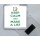 Keep Calm and Make a List - Square Acrylic Fridge Magnet