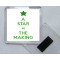 A Star in the Making - Square Acrylic Fridge Magnet