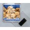 Keep Calm and Love Labradors - Square Acrylic Fridge Magnet