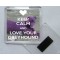 Keep Calm and Love Your Greyhound - Square Acrylic Fridge Magnet
