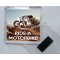 Keep Calm and Ride a Motorbike - Square Acrylic Fridge Magnet