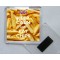 Keep Calm and Eat Chips - Square Acrylic Fridge Magnet