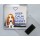 Keep Calm and Love Basset Hounds - Square Acrylic Fridge Magnet