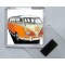 Picture of an Orange VW - Square Acrylic Fridge Magnet