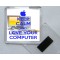 Keep Calm and Love Your Computer - Square Acrylic Fridge Magnet
