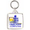 Keep Calm and Love Your Computer - Square Keyring