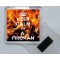 Keep Calm I'm a Fireman - Square Acrylic Fridge Magnet