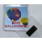 Keep Calm and Love Ballooning - Square Acrylic Fridge Magnet
