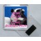 Keep Calm and Love Guinea Pigs - Square Acrylic Fridge Magnet