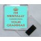 I'm Mentally Correcting Your Grammar - Square Acrylic Fridge Magnet