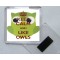Keep Calm and Like Owls - Square Acrylic Fridge Magnet