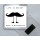 Life is better with a moustache - Square Acrylic Fridge Magnet