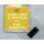 Think Like a Proton and Stay Positive - Square Acrylic Fridge Magnet