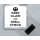 Keep Clam and Spell Check - Square Acrylic Fridge Magnet
