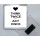 Think Twice *** Act Once - Square Acrylic Fridge Magnet