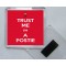Trust Me I'm a Postie - Square Acrylic Fridge Magnet
