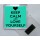 Keep Calm and Love Yourself - Square Acrylic Fridge Magnet
