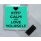 Keep Calm and Love Yourself - Square Acrylic Fridge Magnet