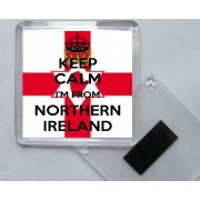 Keep Calm I'm From Northern Ireland - Square Acrylic Fridge Magnet