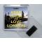 Keep Calm and Love London - Square Acrylic Fridge Magnet