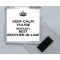 Keep Calm You're Britain's Best Brother-in-Law - Square Acrylic Fridge Magnet