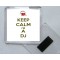 Keep Calm I'm a DJ - Square Acrylic Fridge Magnet