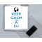 Keep Calm I'm a DJ - Square Acrylic Fridge Magnet