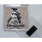Keep Calm and Love Penguins - Square Acrylic Fridge Magnet