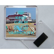 Keep Calm and Love Great Yarmouth - Square Acrylic Fridge Magnet
