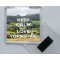 Keep Calm and Love Yorkshire - Square Acrylic Fridge Magnet