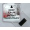 Keep Calm and Merry Christmas - Square Acrylic Fridge Magnet