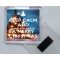 Keep Calm and Have Yourself a Merry Christmas - Square Acrylic Fridge Magnet