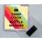 Chief Cook and Bottle Washer - Square Acrylic Fridge Magnet