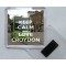 Keep Calm and Love Croydon - Square Acrylic Fridge Magnet