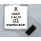 Keep Calm I'm a Tax Inspector - Square Acrylic Fridge Magnet