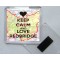 Keep Calm and Love Redbridge - Square Acrylic Fridge Magnet