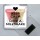 Keep Calm and Love a Milkshake - Square Acrylic Fridge Magnet