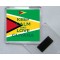 Keep Calm and Love Guyana - Square Acrylic Fridge Magnet