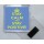 Keep Calm and Stay Positive! - Square Acrylic Fridge Magnet