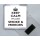Keep Calm It's Just Smoke and Mirrors - Square Acrylic Fridge Magnet