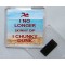 I No Longer Skinny Dip I Chunky Dunk - Square Acrylic Fridge Magnet