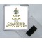 Keep Calm I'm a Chartered Accountant - Square Acrylic Fridge Magnet