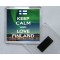 Keep Calm and Love Finland - Square Acrylic Fridge Magnet
