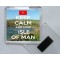Keep Calm and Love Isle of Man - Square Acrylic Fridge Magnet