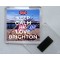 Keep Calm and Love Brighton - Square Acrylic Fridge Magnet