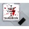 Keep Calm I'm a Surgeon - Square Acrylic Fridge Magnet