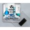 Keep Calm and Love Chemistry - Square Acrylic Fridge Magnet