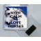 Keep Calm and Love Horses - Square Acrylic Fridge Magnet